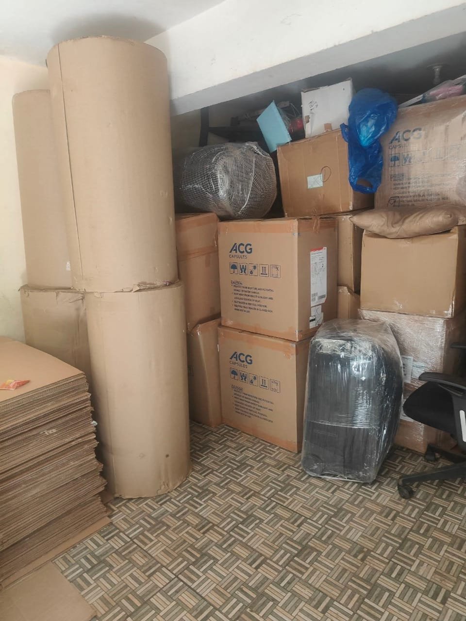 Professional packing service with bubble wrap in Bangalore